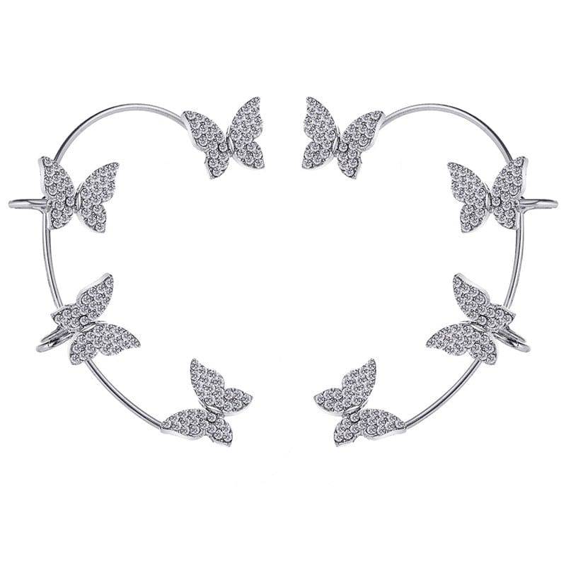 The Faye Butterfly Cuff Earrings